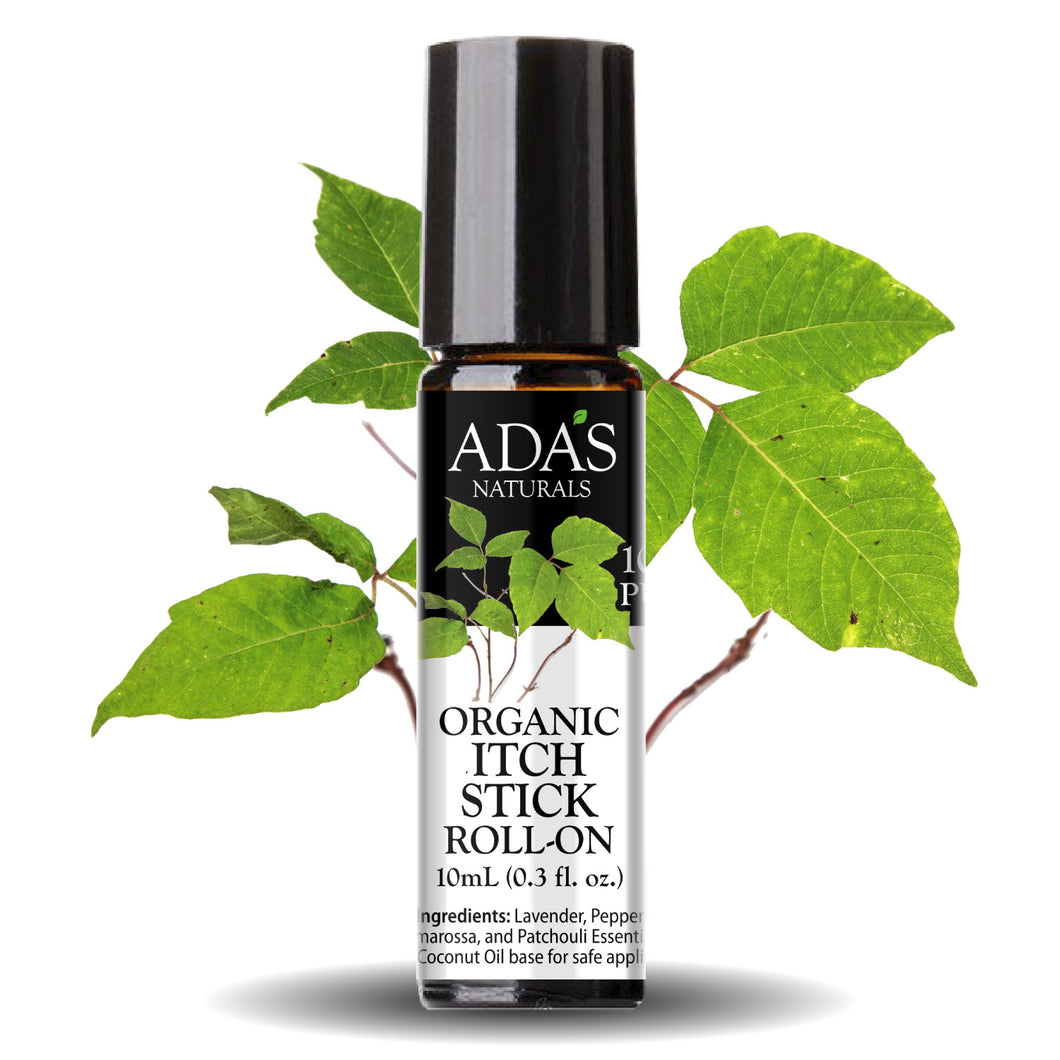 Ada's Naturals - Organic Essential Oil Roll-On - Itch Stick Blend (0.3 oz / 10ml)