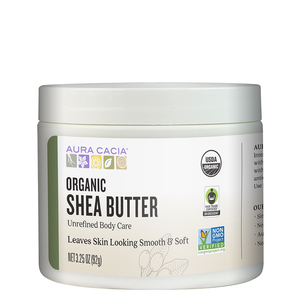 Aura Cacia - Organic Unrefined Shea Butter (3.25oz / 92g)