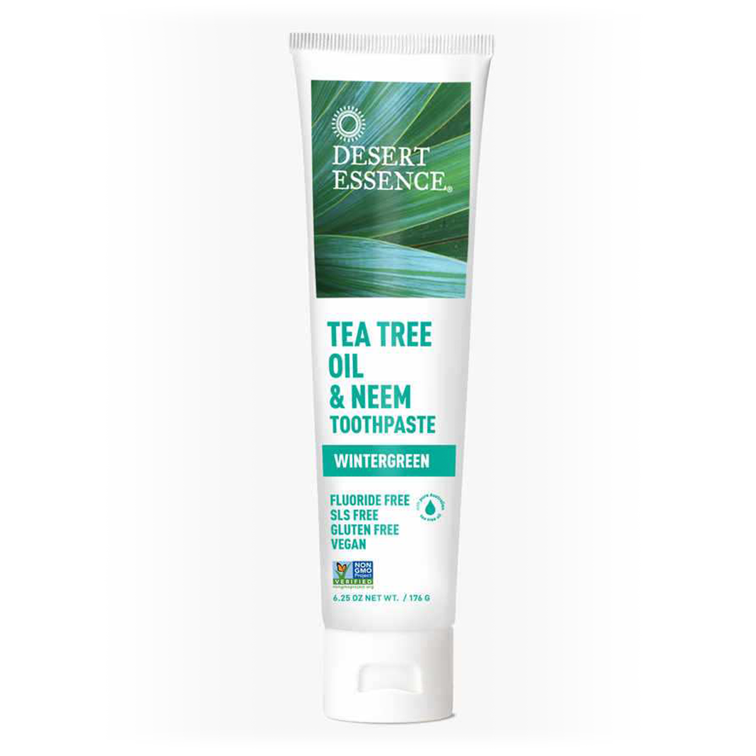Desert Essence - Tea Tree Oil & Neem Wintergreen Toothpaste (6.25 oz)