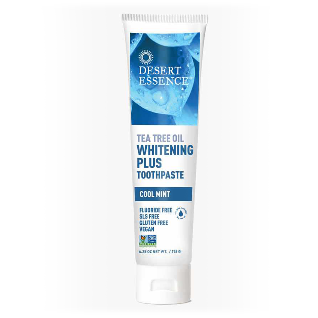 Desert Essence - Tea Tree Oil Whitening Plus Toothpaste (6.25 oz)