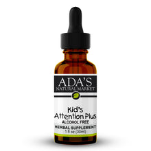 Load image into Gallery viewer, Ada&#39;s Natural Market - Kid&#39;s Attention Plus - Alcohol Free (1 oz / 30ml / 30 servings) - $0.37/serving*
