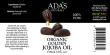 Load image into Gallery viewer, Ada&#39;s Naturals - Organic Golden Jojoba Oil (4 oz / 118ml)
