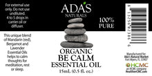Load image into Gallery viewer, Ada&#39;s Naturals - Organic Essential Oil - Be Calm Blend (0.5 oz / 15ml)
