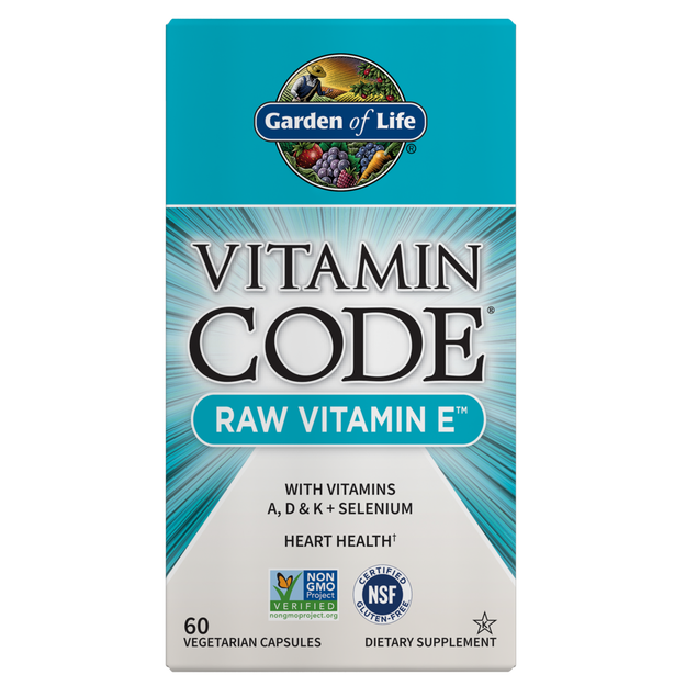 Garden of Life - Vitamin Code Raw E (60 ct / 30 servings) - $0.74/serving*