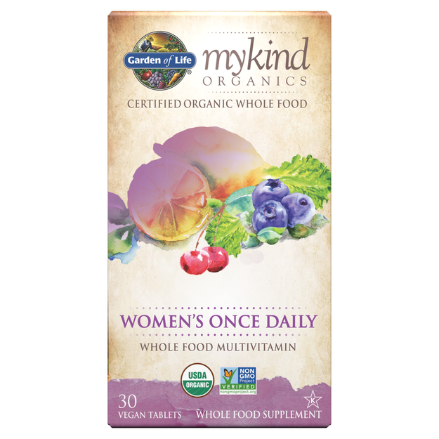 Garden of Life - mykind Organics Women's Once Daily Multivitamin Tablets (30ct / 30 servings) - $0.82/serving*