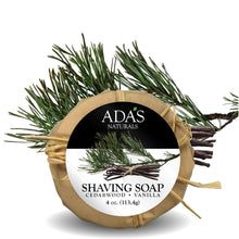 Load image into Gallery viewer, Ada&#39;s Naturals - Shaving Bar Soap - Cedarwood • Vanilla (4 oz / 113.4g)
