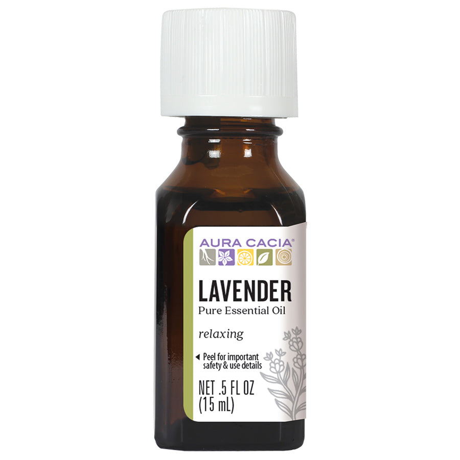 Aura Cacia - Lavender Essential Oil (0.5oz / 15mL)