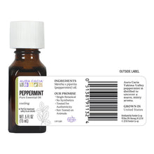 Load image into Gallery viewer, Aura Cacia - Peppermint Essential Oil (0.5oz / 15mL)
