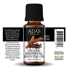 Load image into Gallery viewer, Ada&#39;s Naturals - Organic Essential Oil - Medieval Blend (0.5 oz / 15ml)
