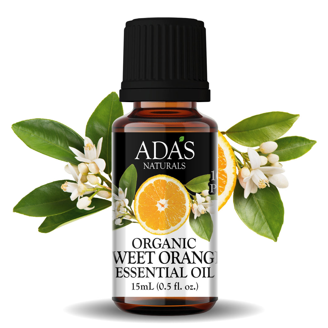 Ada's Naturals - Organic Essential Oil - Sweet Orange (0.5 oz / 15ml)