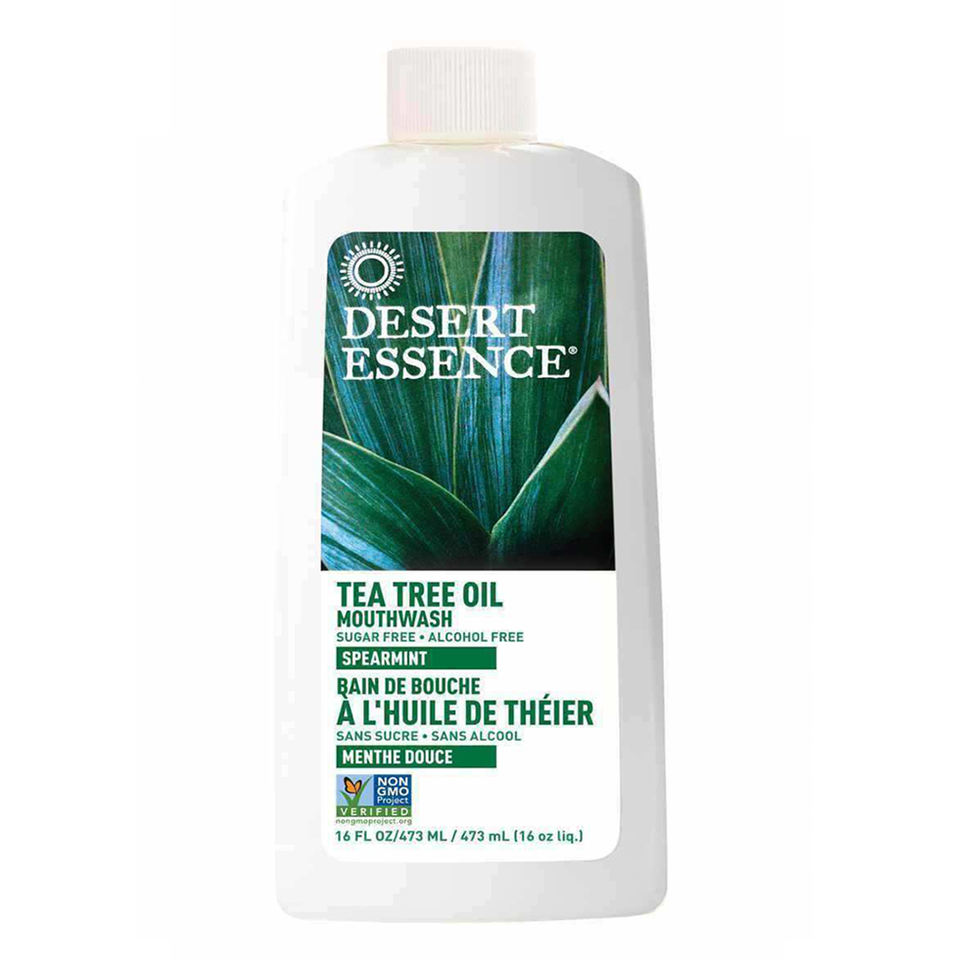 Desert Essence - Tea Tree Oil Mouthwash with Spearmint (16 oz)
