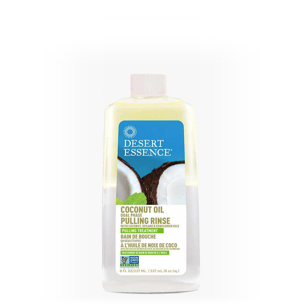 Desert Essence - Coconut Oil Dual Phase Pulling Rinse (8 oz)