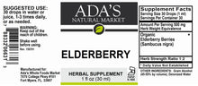 Load image into Gallery viewer, Ada&#39;s Natural Market - Liquid Elderberry Extract (1oz TIncture / 30 servings) - $0.37/serving*
