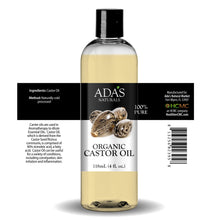 Load image into Gallery viewer, Ada&#39;s Naturals - Organic Castor Oil (4 oz / 118ml)
