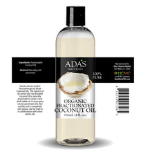 Load image into Gallery viewer, Ada&#39;s Naturals - Organic Fractionated Coconut Oil (4 oz / 118ml)
