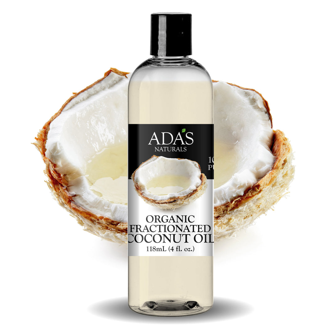 Ada's Naturals - Organic Fractionated Coconut Oil (4 oz / 118ml)
