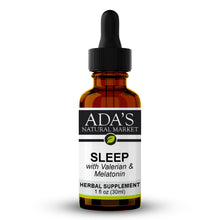 Load image into Gallery viewer, Ada&#39;s Natural Market - Sleep w/ Valerian and Melatonin (1oz Tincture / 30 servings) - $0.39/serving*

