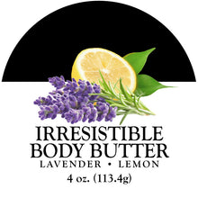 Load image into Gallery viewer, Ada&#39;s Naturals - Irresistible Body Butter - Lavender • Lemon (4 oz / 113.4g)
