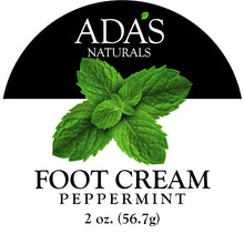 Load image into Gallery viewer, Ada&#39;s Naturals - Foot Cream - Peppermint (2 oz / 56.7g)
