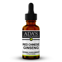 Load image into Gallery viewer, Ada&#39;s Natural Market - Red Chinese Ginseng (1 oz / 30ml / 30 servings) - $0.44/serving*
