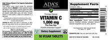 Load image into Gallery viewer, Ada&#39;s Natural Market - Vitamin C 1000mg Pure Rose Hips / Prolonged Release (50ct / 50 servings) - $0.28/serving*
