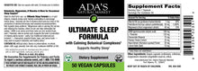 Load image into Gallery viewer, Ada&#39;s Natural Market - Ultimate Sleep Formula Capsules (50ct / 50 servings) - $0.33/serving*
