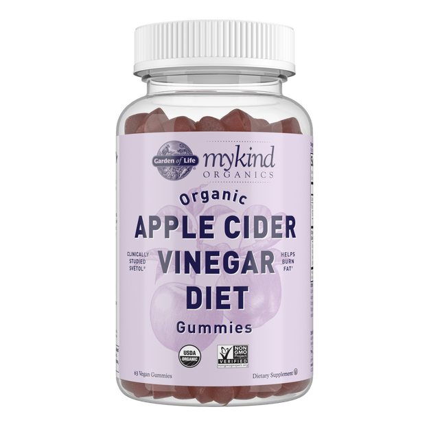 Garden of Life - mykind Organics Apple Cider Vinegar Diet Gummies (63ct / 63 servings) - $0.37/serving*