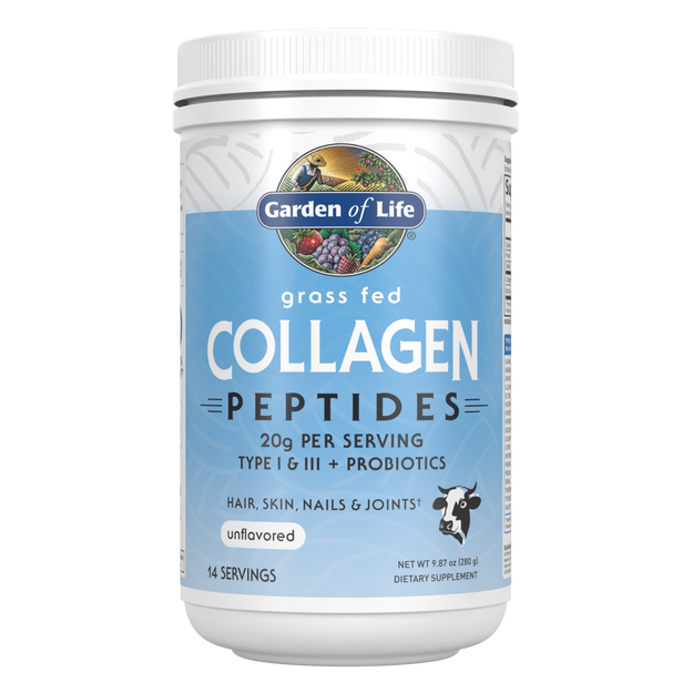 Garden of Life - Grass Fed Collagen Peptides Powder 9.87oz (280g / 14 servings) - $1.43/serving*