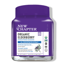 Load image into Gallery viewer, New Chapter - Organic Elderberry Whole-Food Gummies (60ct / 30 servings) - $0.73/serving*
