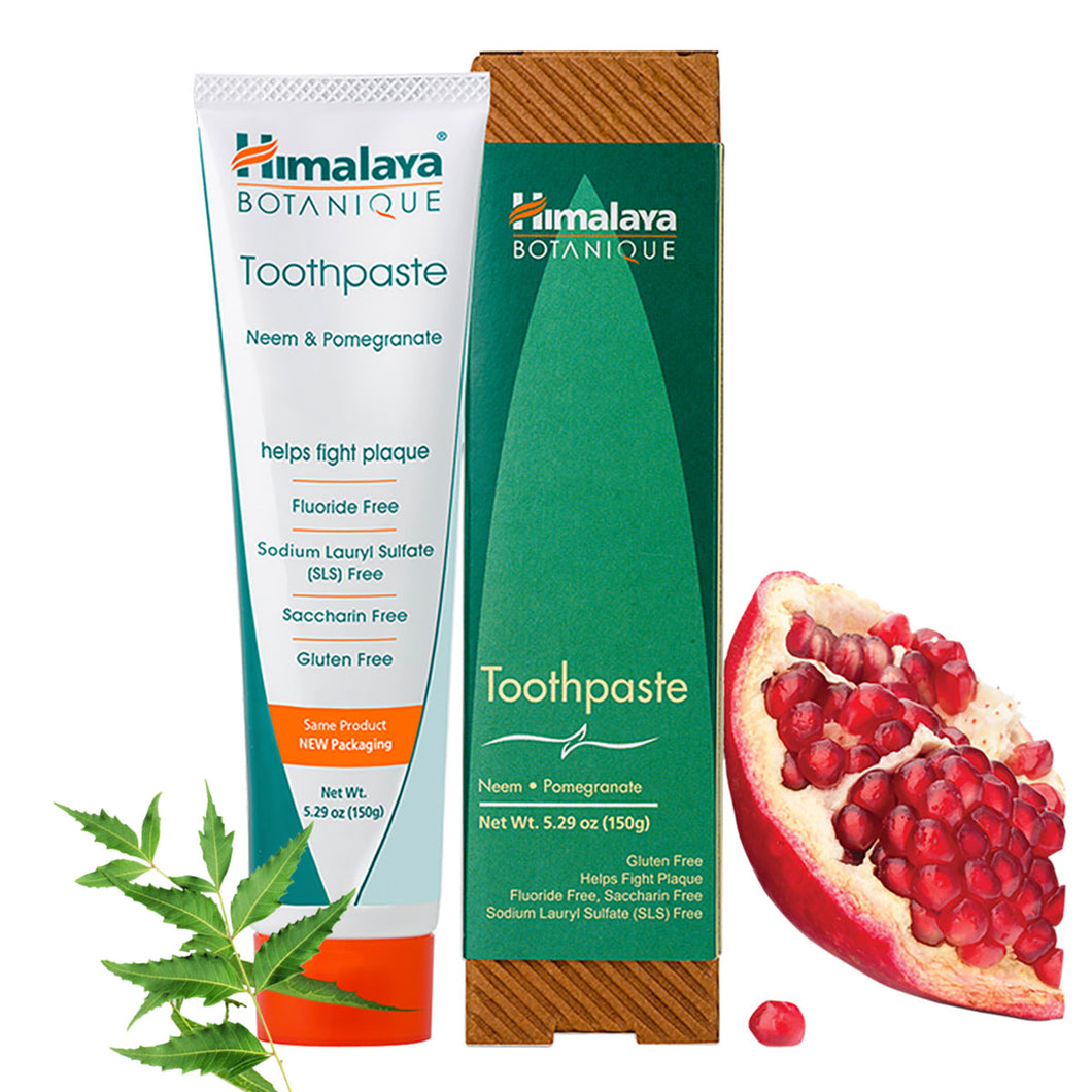 Himalaya Botanique - Neem & Pomegranate Original Toothpaste (5.29 oz / 150g)