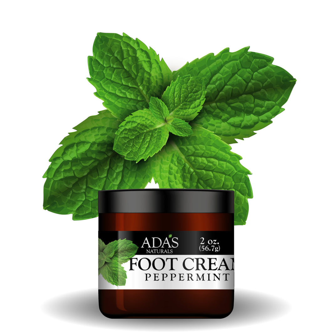 Ada's Naturals - Foot Cream - Peppermint (2 oz / 56.7g)