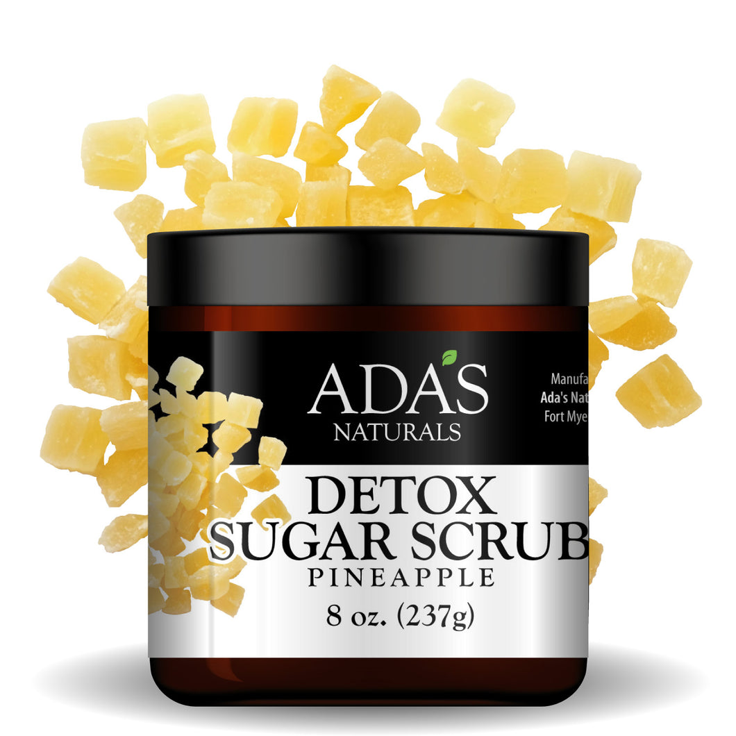 Ada's Naturals - Detox Sugar Scrub - Pineapple (8 oz / 237g)