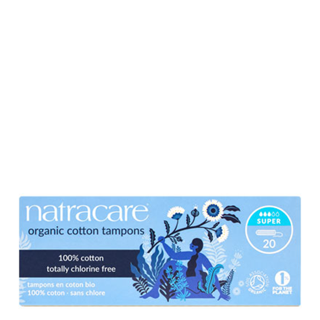 Natracare - Super Non-Applicator Organic Cotton Tampons (10ct)