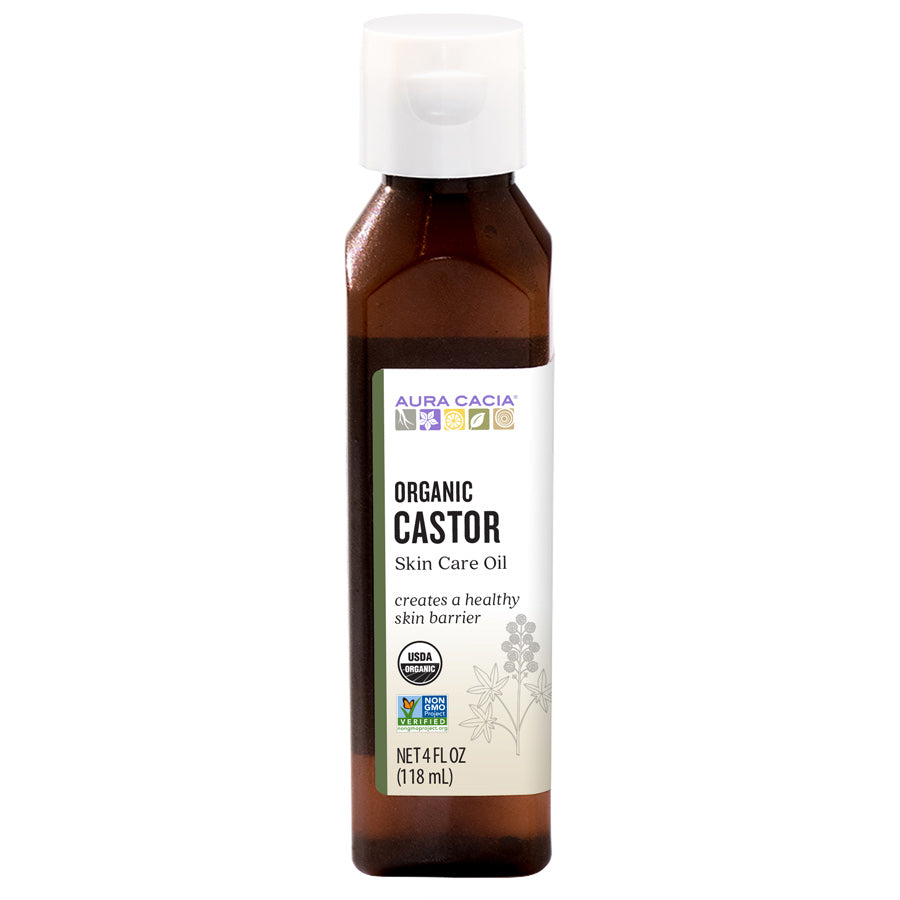 Aura Cacia - Organic Castor Oil (4oz / 118mL)