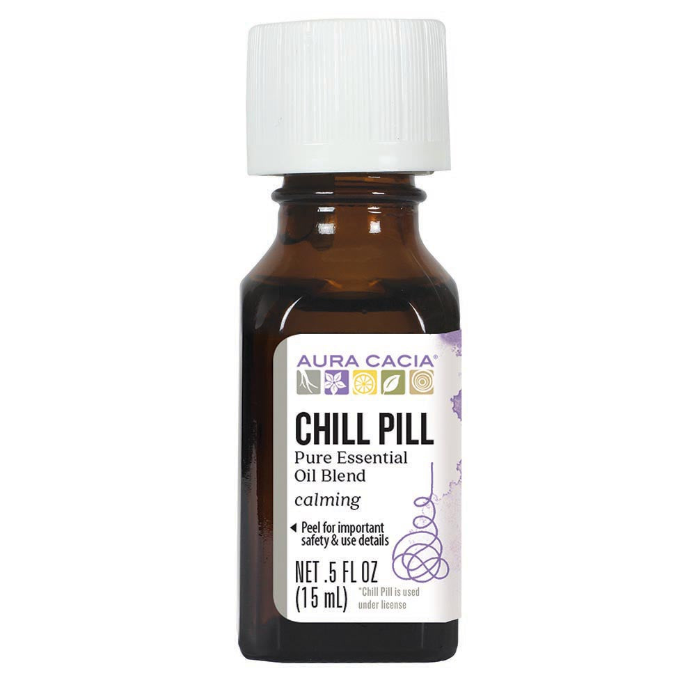 Aura Cacia - Chill Pill Essential Oil Blend (0.5oz / 15mL)