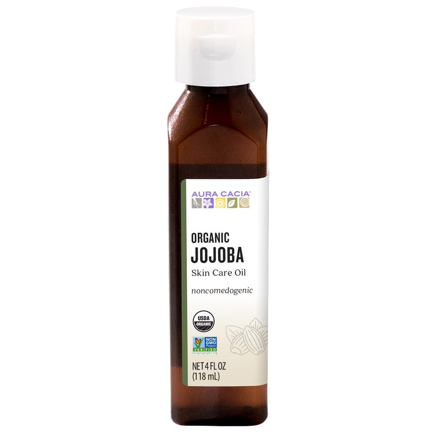 Aura Cacia - Organic Jojoba Skin Care Oil (4oz / 118mL)