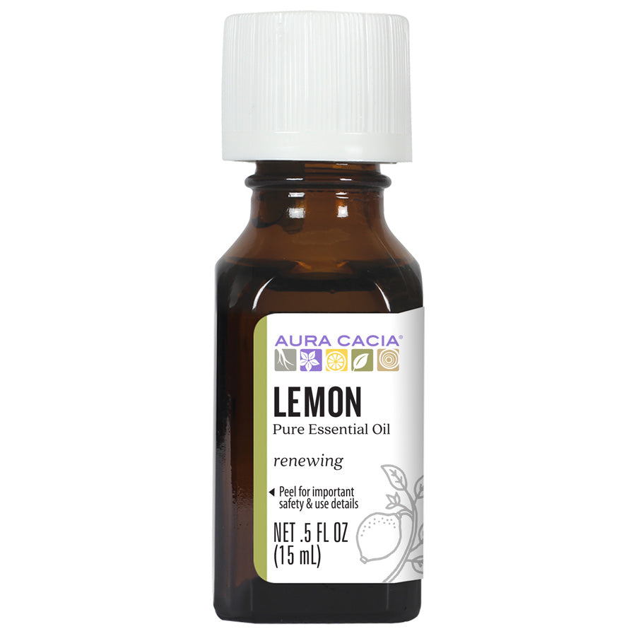 Aura Cacia - Lemon Essential Oil (0.5oz / 15mL)