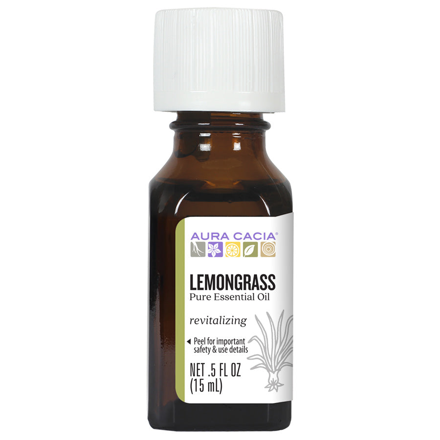 Aura Cacia - Lemongrass Essential Oil (0.5oz / 15mL)