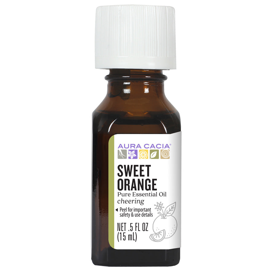 Aura Cacia - Sweet Orange Essential Oil (0.5oz / 15mL)